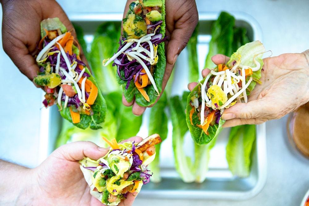 healthy colorful raw vegan meal recipes