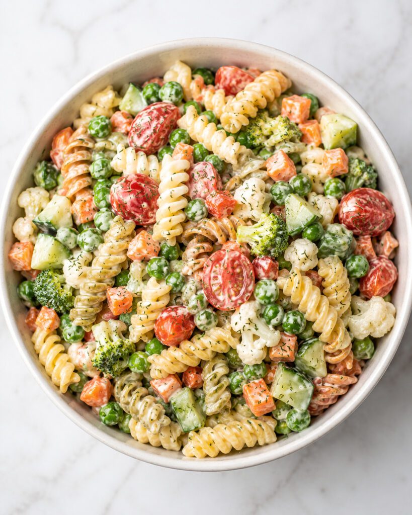 Creamy Vegan Ranch Pasta Salad