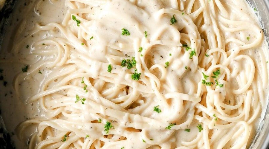 creamy dairy free Alfredo pasta sauce recipe