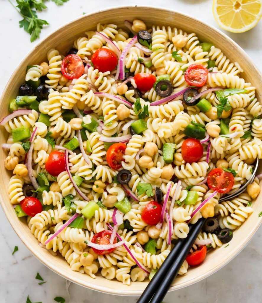 Italian Herb Vegan Pasta Salad