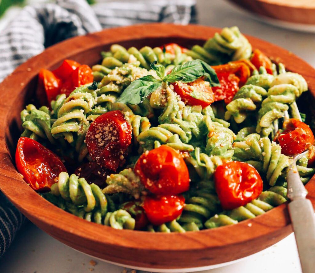 Vegan Pesto Pasta Salad