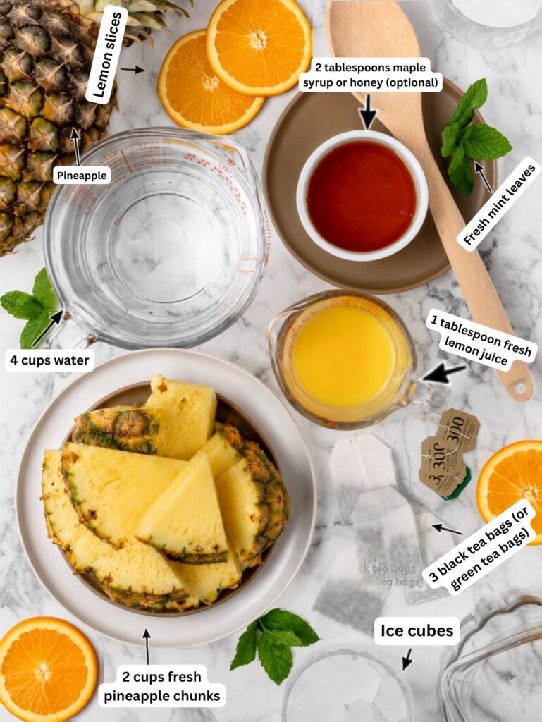 Easy Pineapple Tea Recipe (Sweet, Refreshing & Healthy)