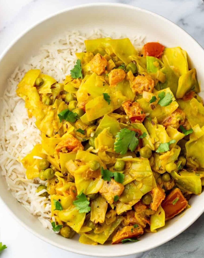 cabbage curry recipe