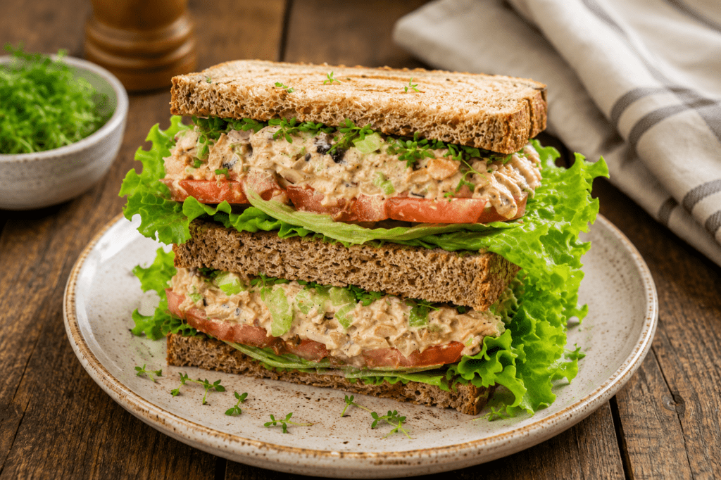 Best Vegan Tuna Sandwich Recipe with Chickpeas