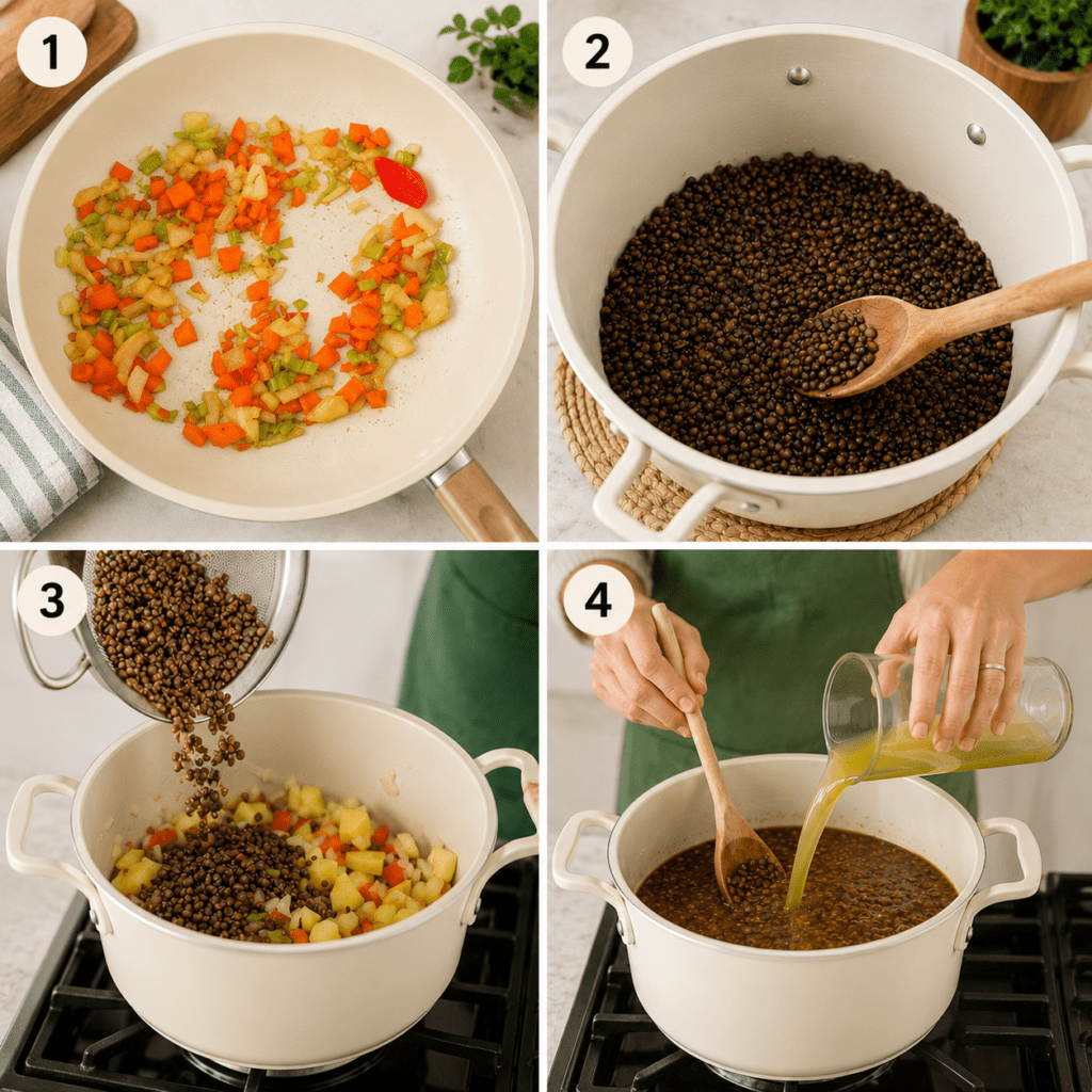 Easy Beluga Lentils Recipe (High-Protein Vegan Meal)