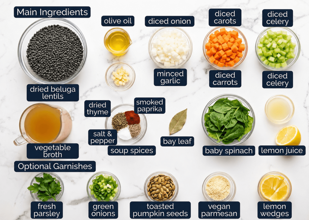 Easy Beluga Lentils Recipe (High-Protein Vegan Meal)