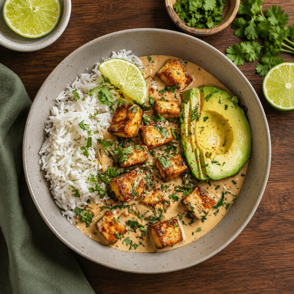 Coconut Lime Tofu Recipe (Creamy Vegan Dinner Ready in 30 Minutes)