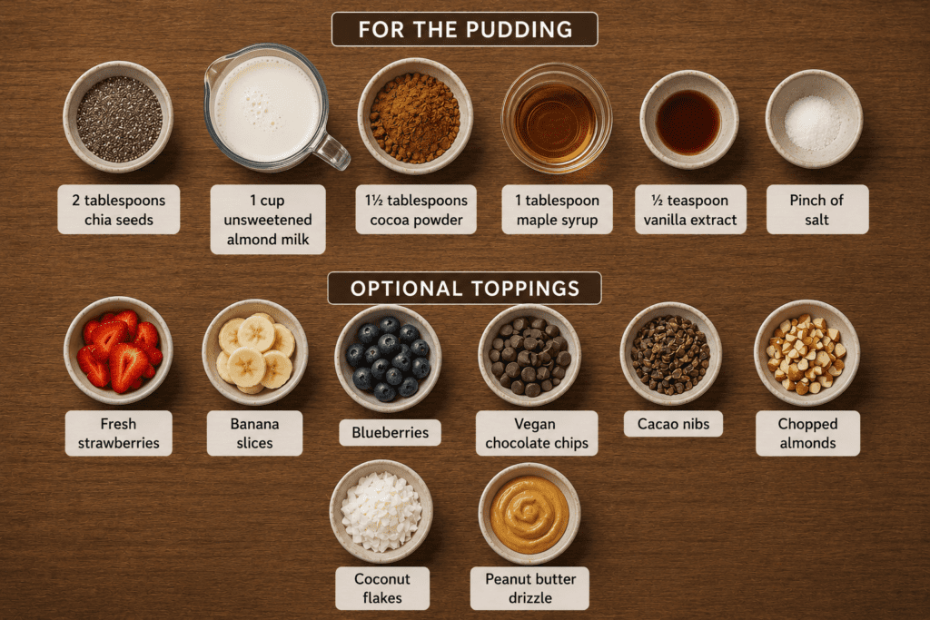 Chocolate Chia Seed Pudding (Easy Overnight Recipe)