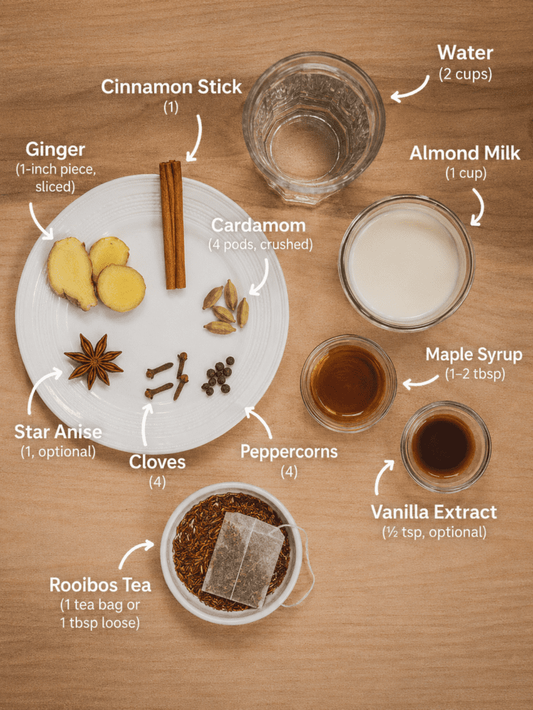Caffeine-Free Chai Tea Recipe (Warm & Cozy Homemade Blend)