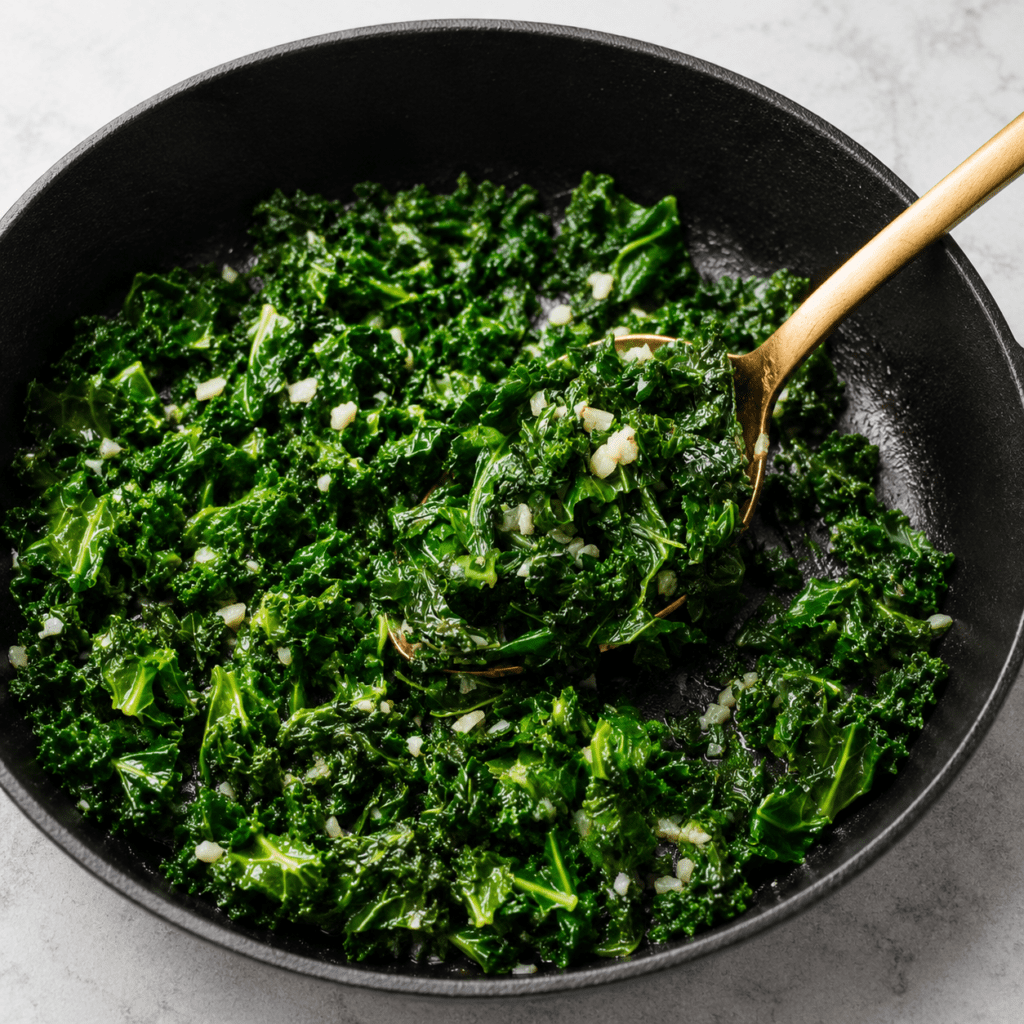 Garlicky Greens Recipe (Healthy Side Dish in 15 Minutes)