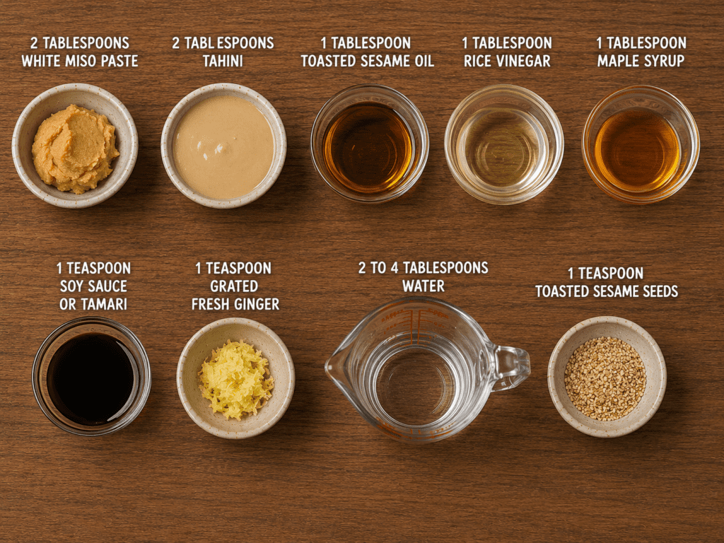 Creamy Miso Sesame Dressing Recipe