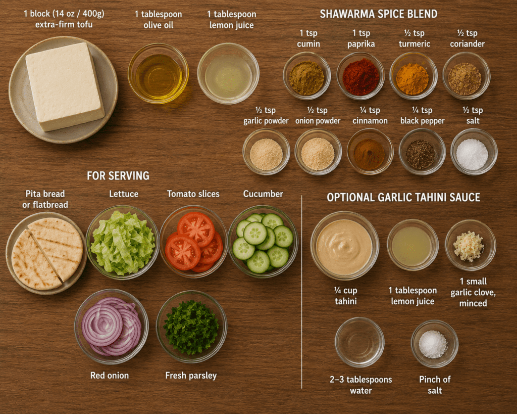 Tofu Shawarma Recipe (Easy, Flavorful & Vegan)