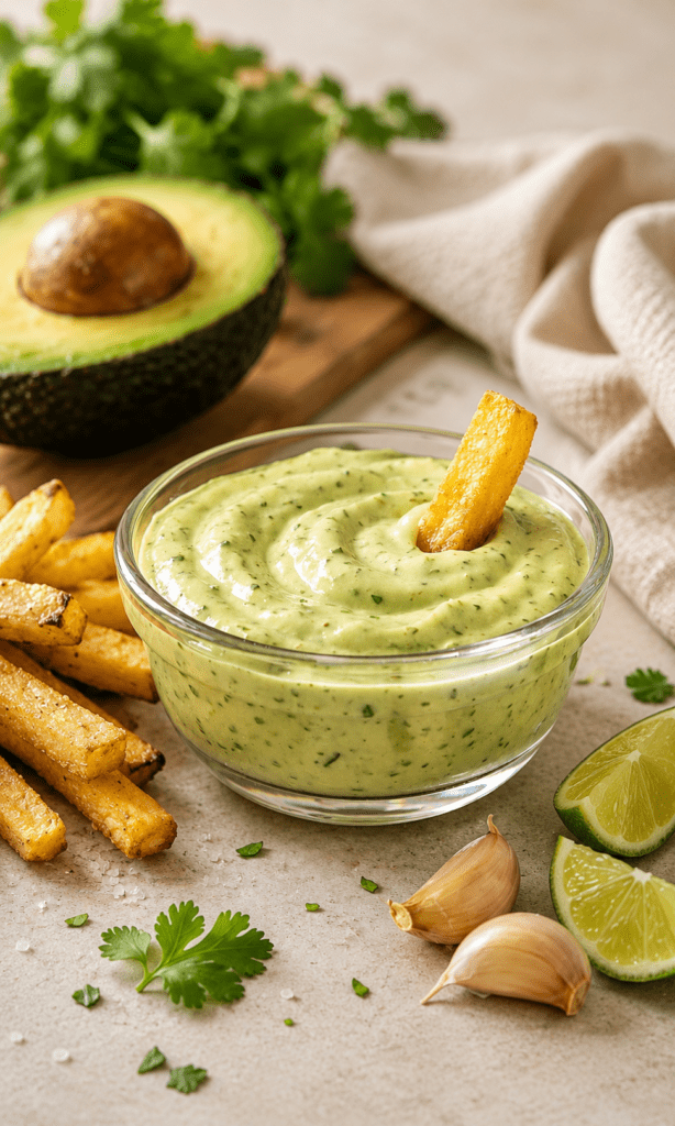 Avocado Aioli Recipe (Creamy, Garlicky & Easy Vegan Sauce)
