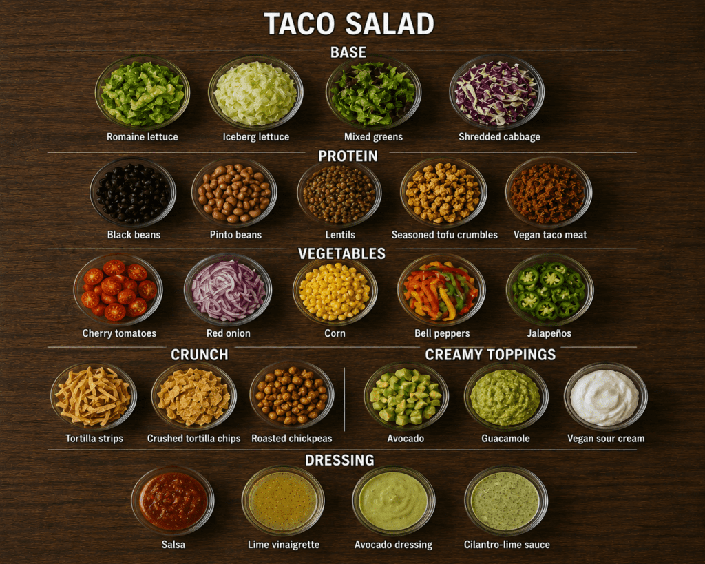 5 Easy Taco Salad Recipes (Fresh, Flavorful & Easy for Any Night)