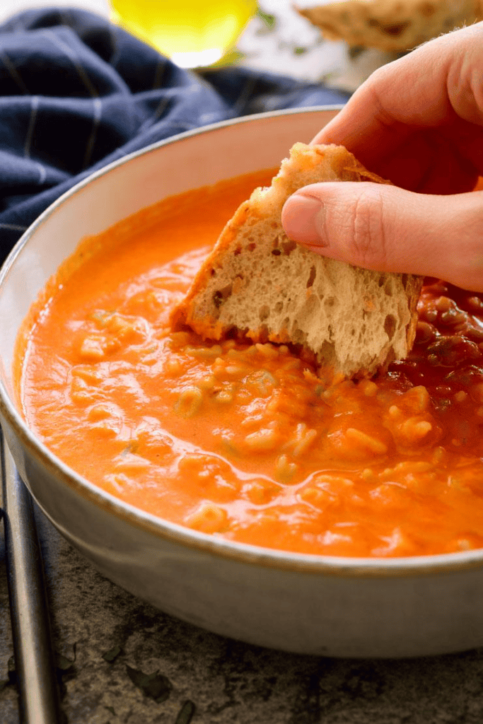 Roasted Cherry Tomato Soup (Easy Vegan Soup Recipe)
